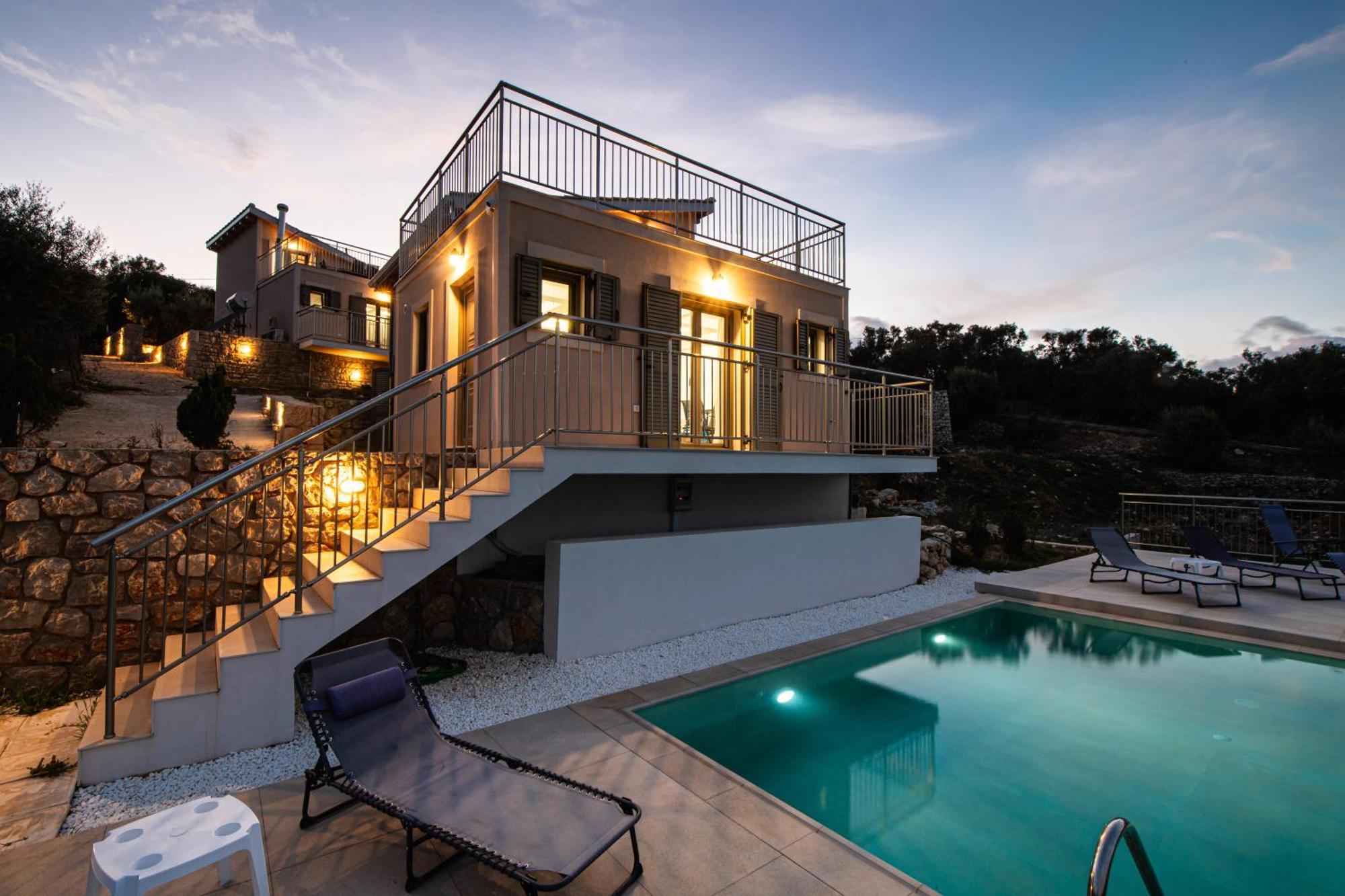 Villelia View Villas 2 Apólpena Szoba fotó